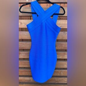 Electric Blue Bandage Dress size small